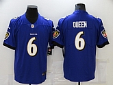 Nike Ravens 6 Patrick Queen Purple Vapor Untouchable Limited Jersey,baseball caps,new era cap wholesale,wholesale hats